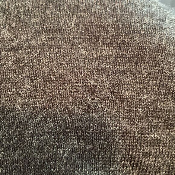 Eileen Fisher Black 100% Merino Wool Long Sleeve Asymmetrical Hem Dress Size M - Picture 12 of 12